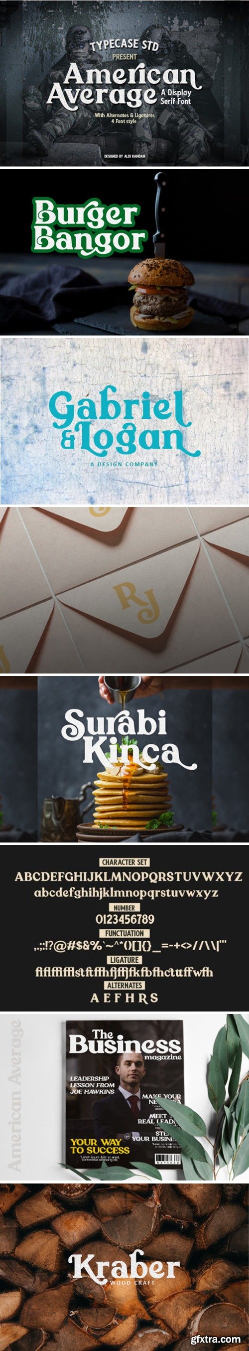 American Average Font