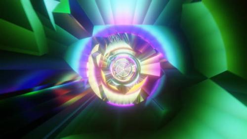 Videohive - Abstract Seamless Neon Multicolor Psychedelic Hypnotic VJ Loop Background - 36975697 - 36975697