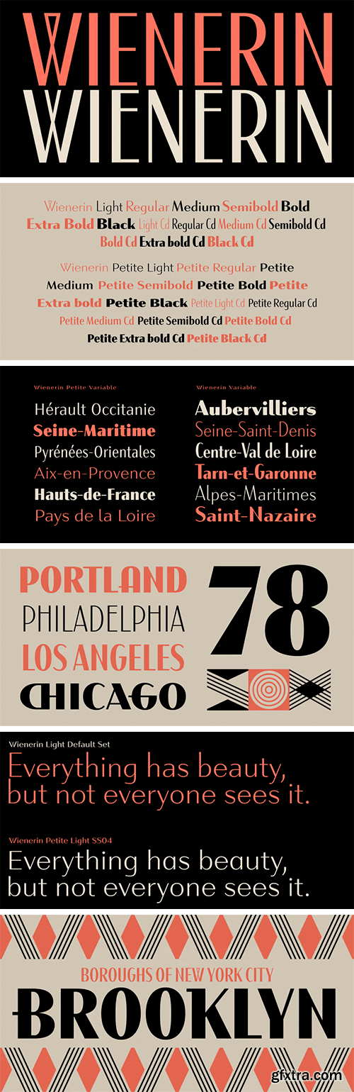 Wienerin Font Family Wienerin Font Family