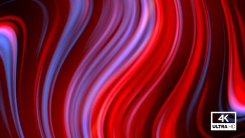 Videohive - Abstract Twisted Red And Blue Gradient Trendy Wavy Background Looped V8 - 36802123 - 36802123
