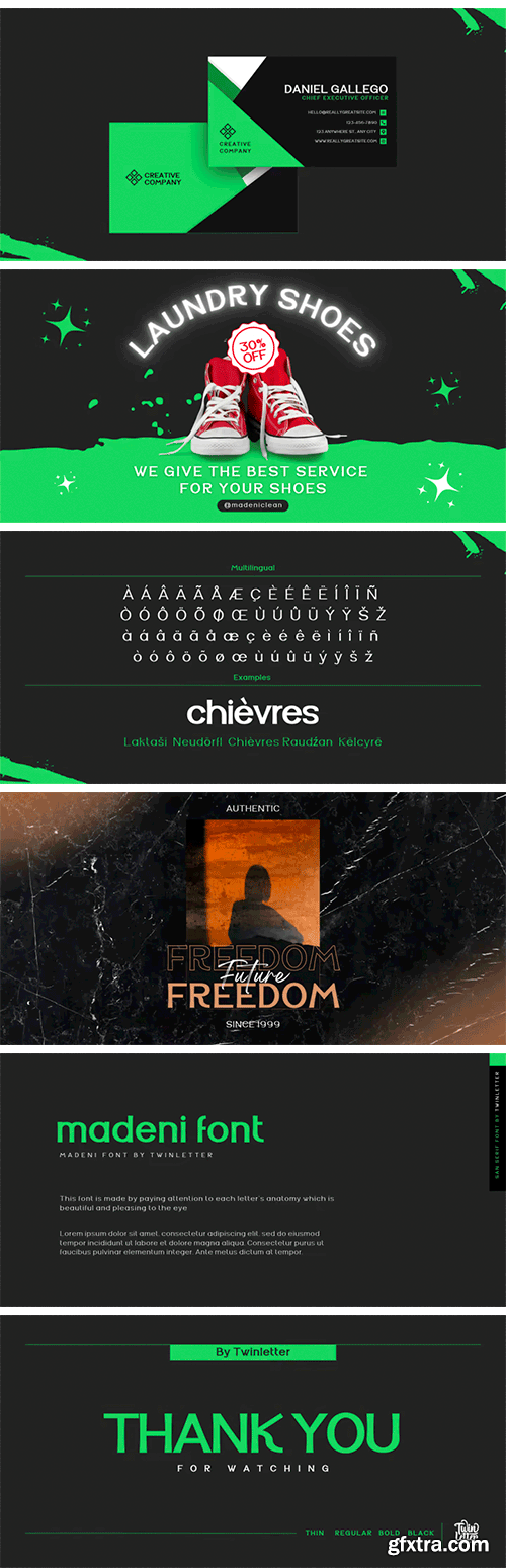 Madeni Font Family Madeni Font Family