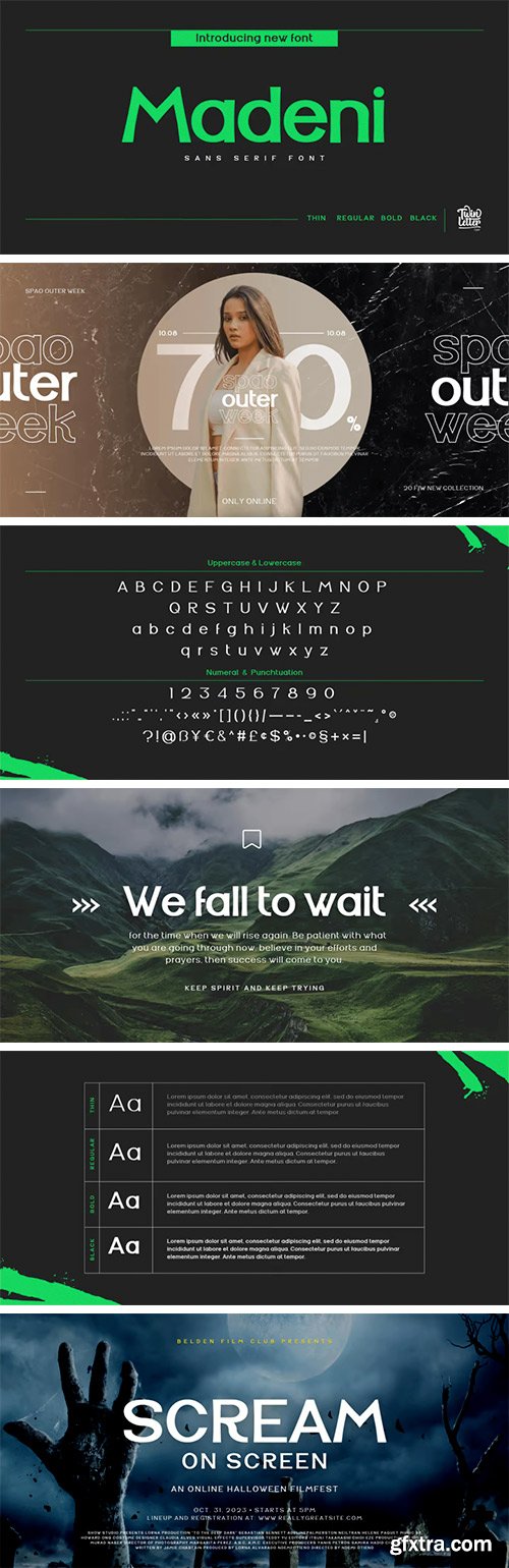 Madeni Font Family Madeni Font Family