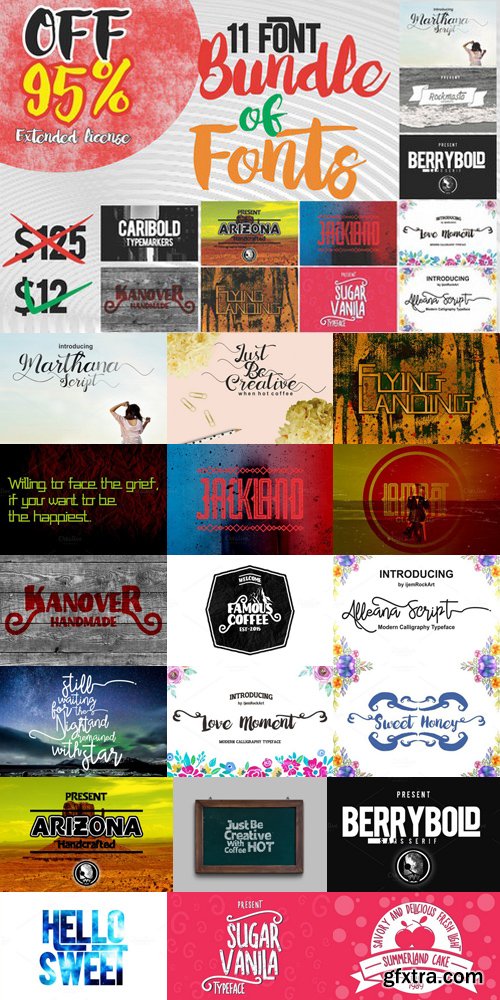11 Font Bundle