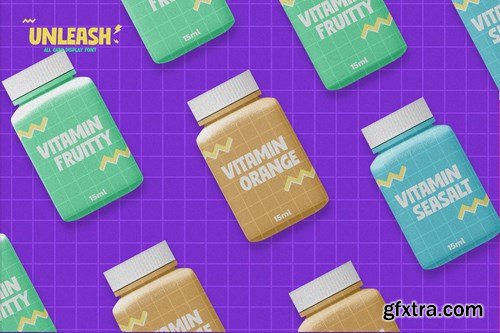 UNLEASH - All Caps Display Font