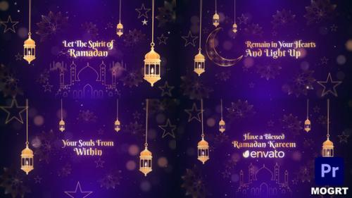 Videohive - Ramadan Wishes MOGRT - 37153432 - 37153432