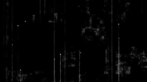 Videohive - Minimalist Black Background with Vertical Lines and Spheres and Noise Texture - 37128837 - 37128837