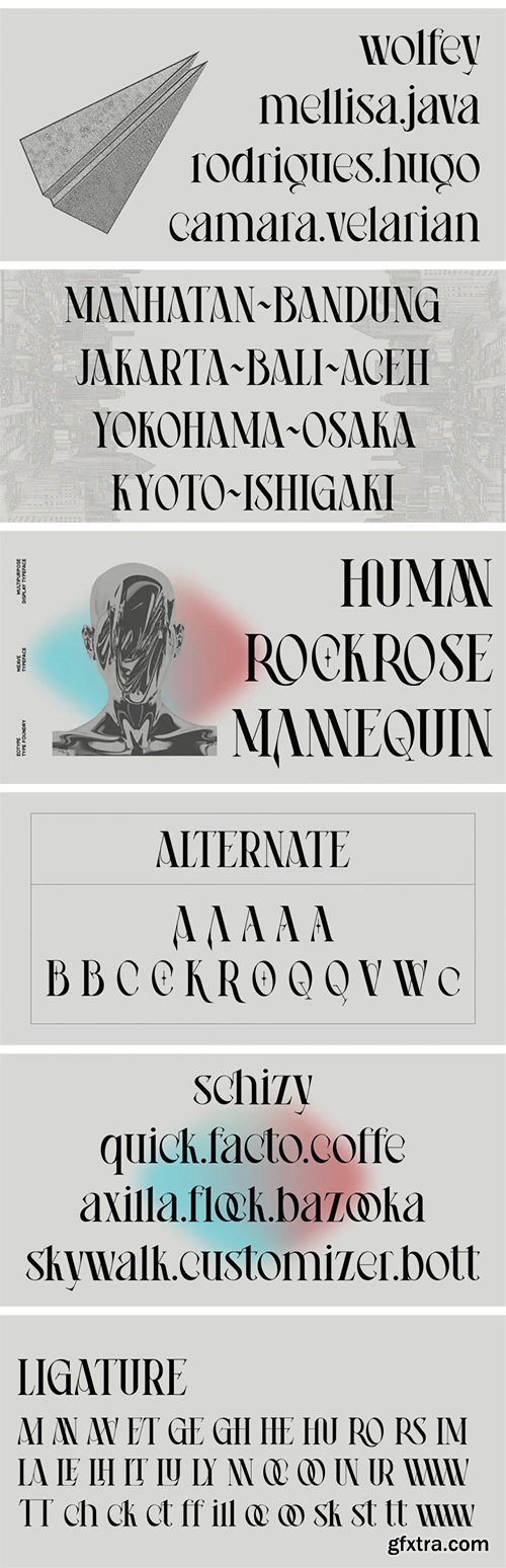 Meave Multipurpose Display Typeface Meave Multipurpose Display Typeface