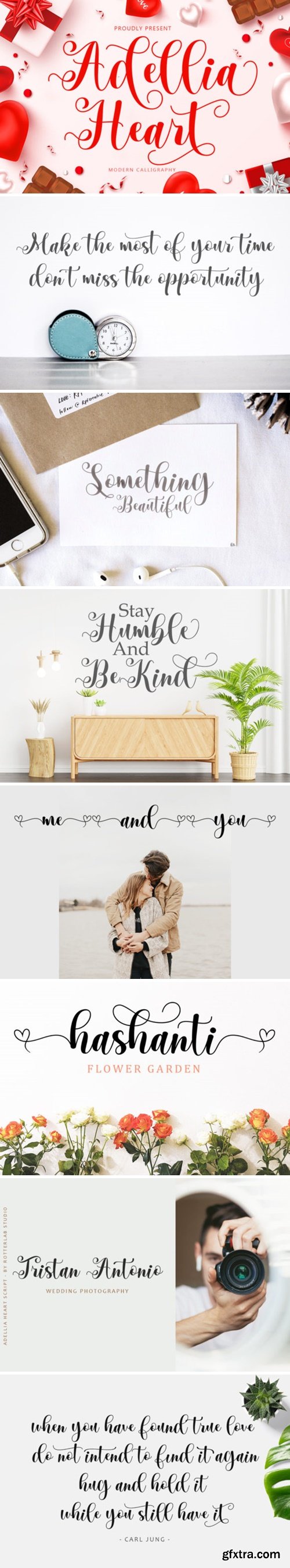 Adellia Heart Font