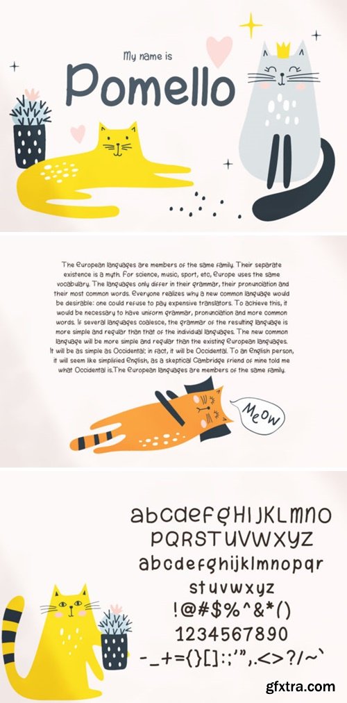 My Name is Pomello Font