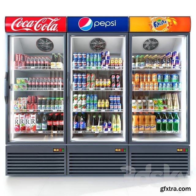 Refrigerator Cocacola » GFxtra