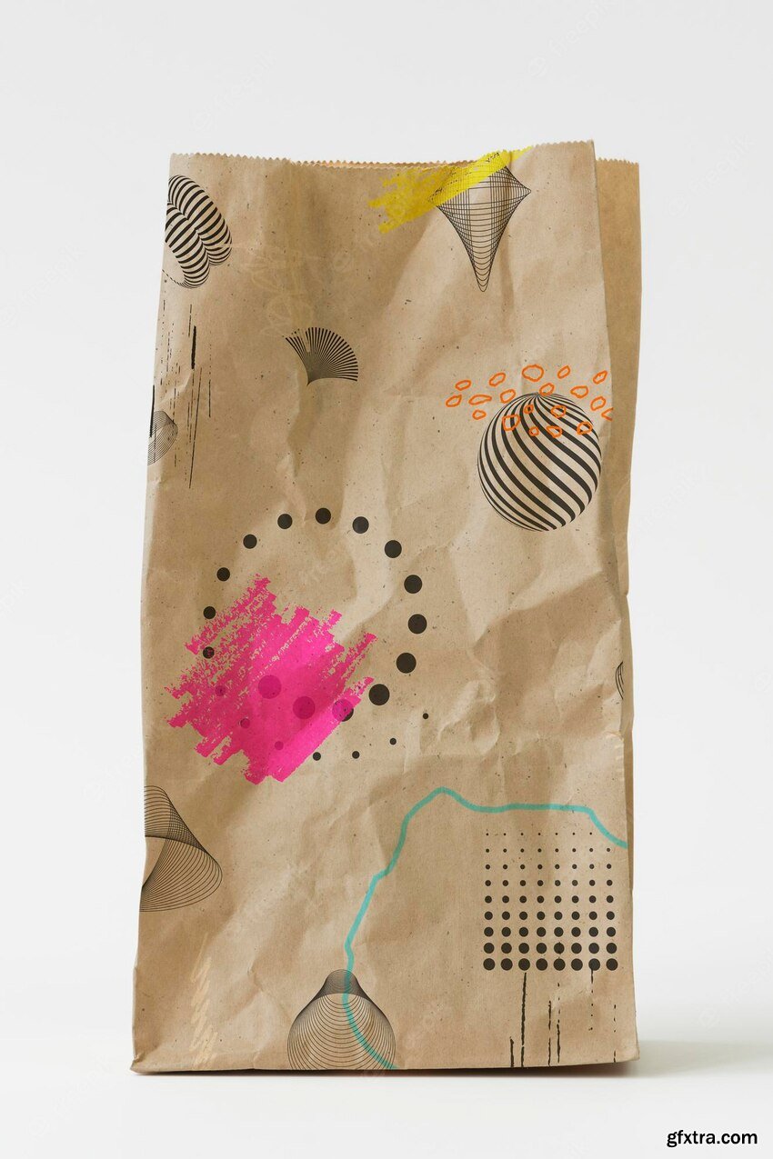 abstract paper bag