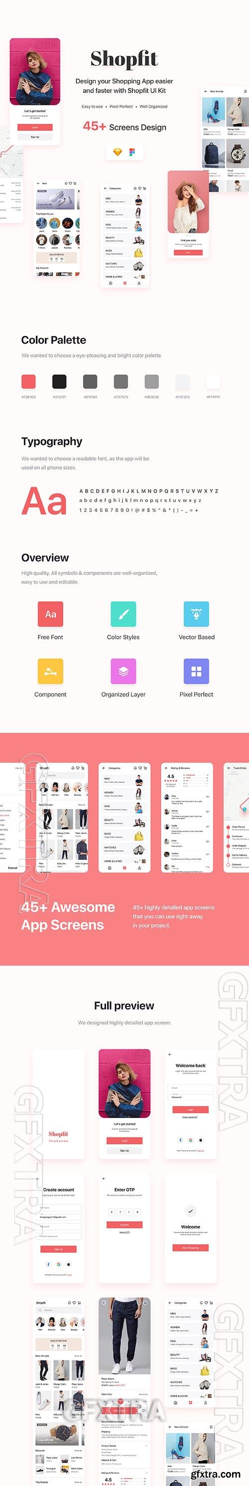 Shopfit - Shopping App UI Kit