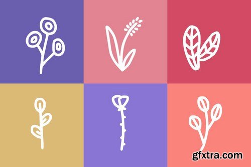 Spring Floral Dingbat Font