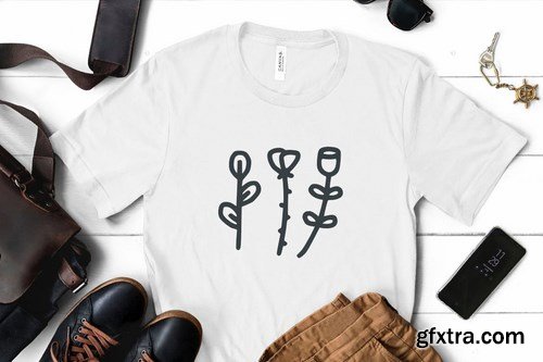 Spring Floral Dingbat Font