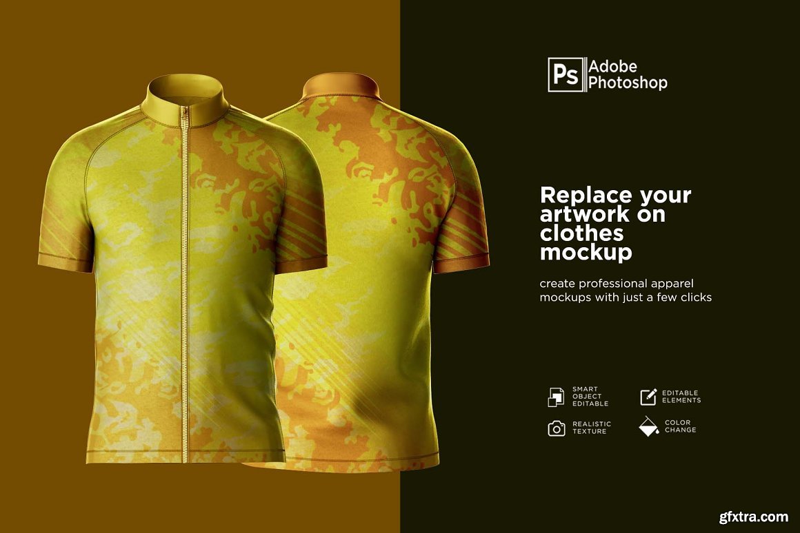 CreativeMarket Bicycle Zipper Jacket Mockup 7159188 GFxtra