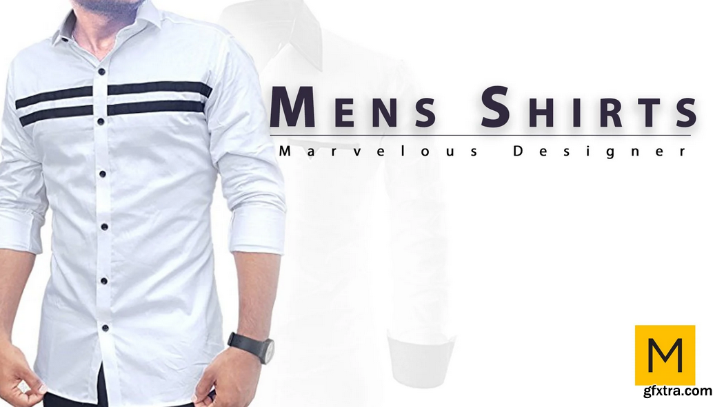 Men's Shirt In Marvelous Designer » GFxtra