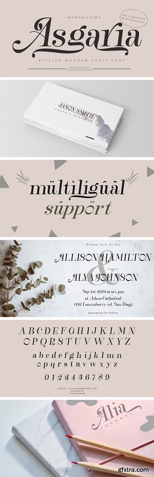 Asgaria Font Family Asgaria Font Family