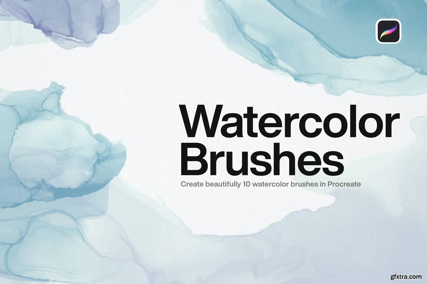 10 Watercolor Brushes Procreate » GFxtra