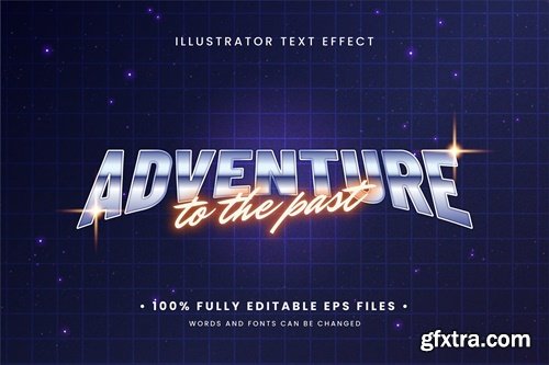 Adventure To The Past - Text Effect
