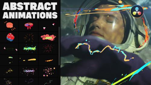 Videohive - Abstract Animations Pack for DaVinci Resolve - 37298510 - 37298510