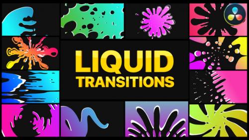 Videohive - Liquid Transitions | DaVinci Resolve - 37429705 - 37429705