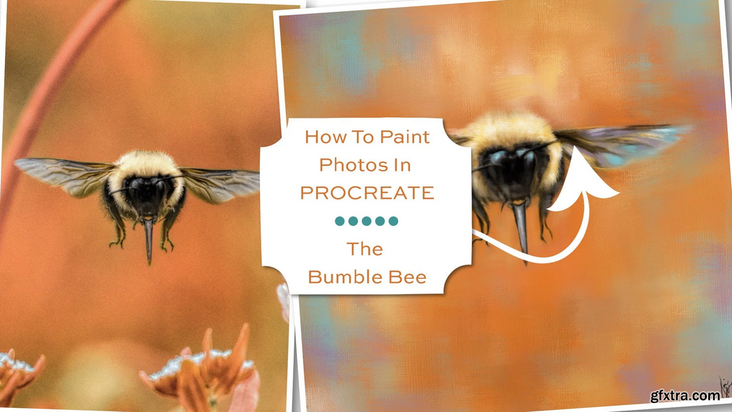 How To Paint Photos In Procreate The Bumble Bee » GFxtra