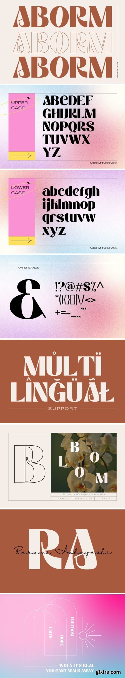 Aborm Font