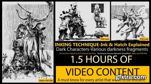 Artstation - Inking &amp; Hatching Demo - Theory &amp; Application