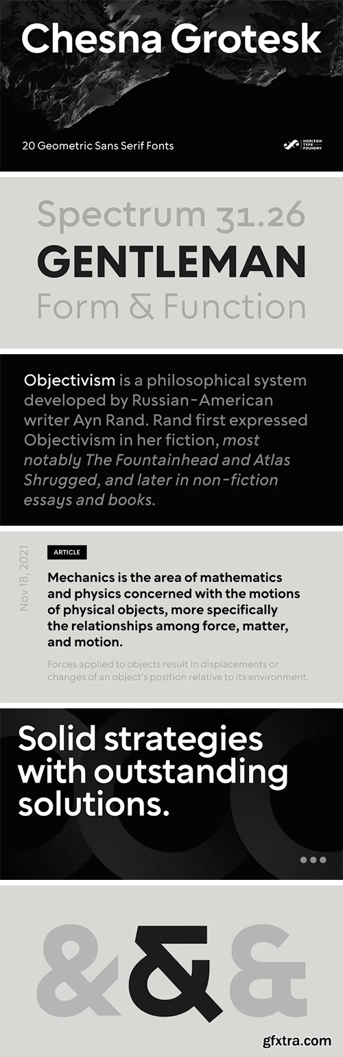 Chesna Grotesk Font Family Chesna Grotesk Font Family