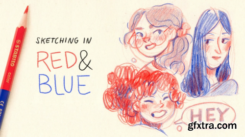  Sketching in Red and Blue: Drawing with Bicolor Pencils