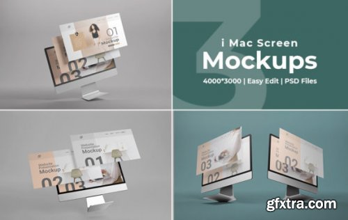 I Mac Screen/desktop Screen Mockup