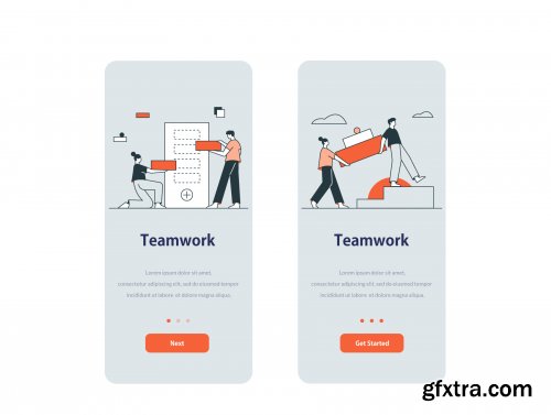 OYENT - Teamwork Illustration Pack
