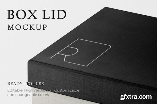 Black box lid mockup