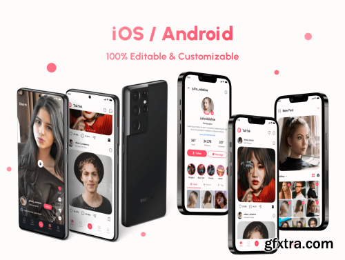 TokTok - Social Media App UI Kit