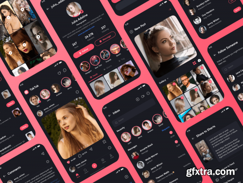 TokTok - Social Media App UI Kit
