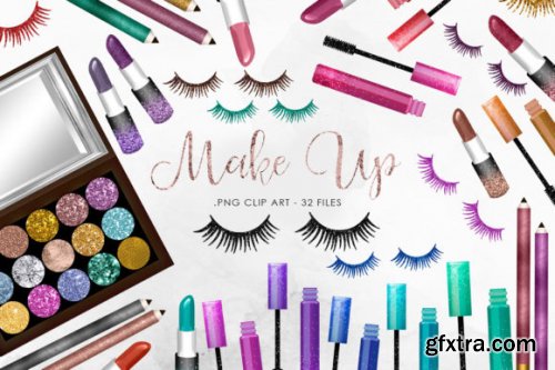 Makeup Clipart, Cosmetic Art Clip
