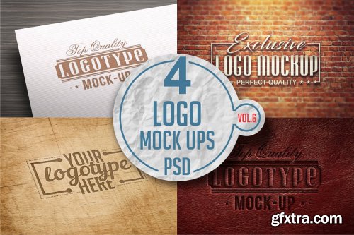 CreativeMarket - Logo Mock-up Pack Vol.6 3331579