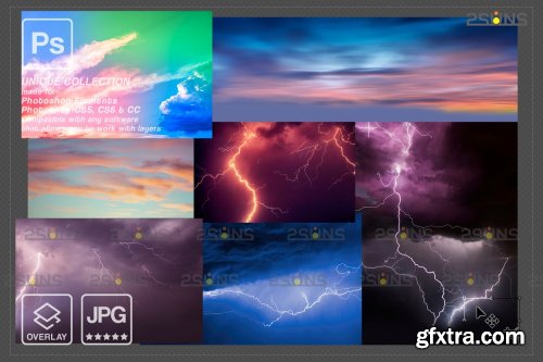 CreativeMarket - Sky Photo overlays 6963820
