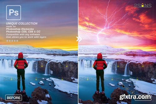 CreativeMarket - Sky Photo overlays 6963789