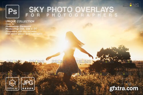 CreativeMarket - Sky Photo overlays 6963747