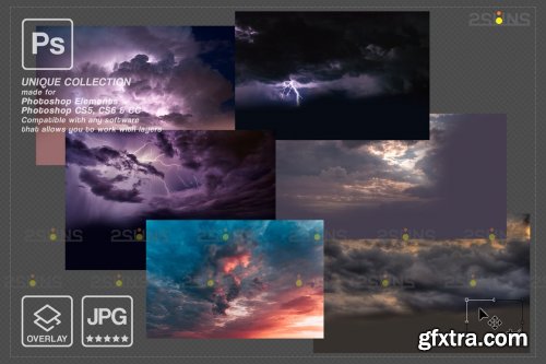  CreativeMarket - Sky Photo overlays 6963744