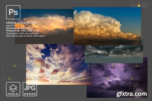  CreativeMarket - Sky Photo overlays 6963744