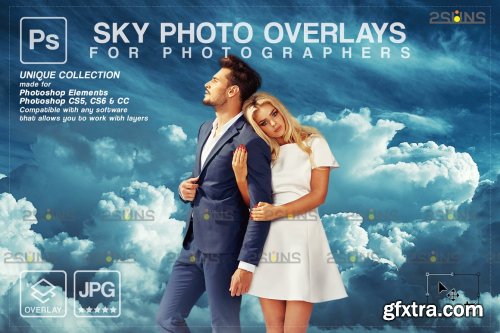 CreativeMarket - Sky Photo overlays 6963736