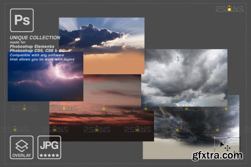 CreativeMarket - Sky Photo overlays 6963736