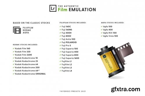 CreativeMarket - Film EMULATION - Lightroom Presets 5903125