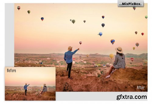 CreativeMarket - Hot Air Balloon overlays 3819838