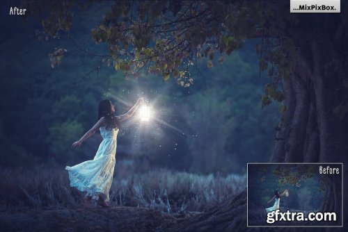 CreativeMarket - Lamp Light Photo Overlays 3069393