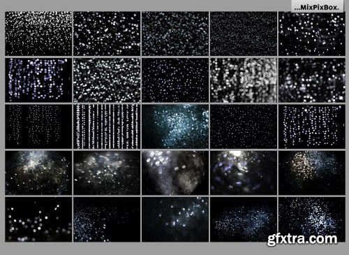 CreativeMarket - 100 Silver Lights Photo Overlays 3550339