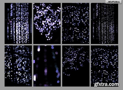 CreativeMarket - 100 Silver Lights Photo Overlays 3550339