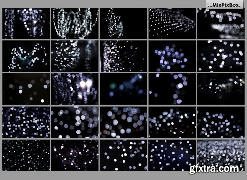 CreativeMarket - 100 Silver Lights Photo Overlays 3550339